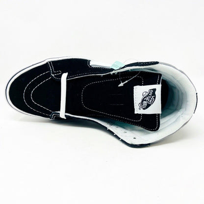 Vans Comfycush Sk8 Hi (Tape Mix) Black Frost Gray Womens Casual Sneakers