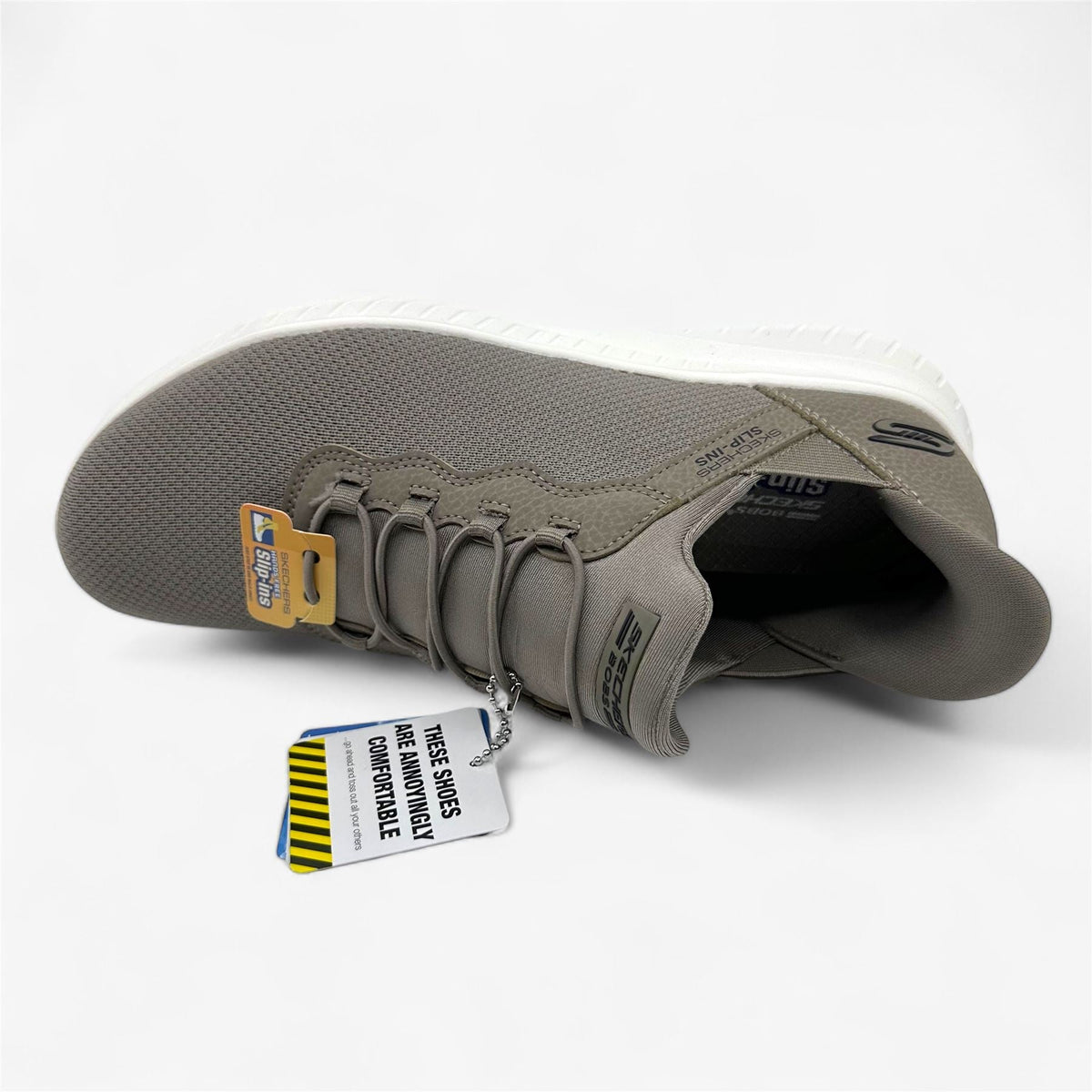 Skechers Bobs Squad Chaos Daily Inspiration Taupe Womens Athletic Sneaker
