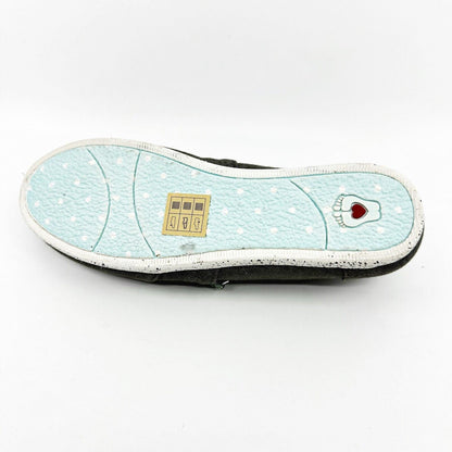 Skechers Bobs Plush Natural Kiss Charcoal Womens Size 7 Casual Flats