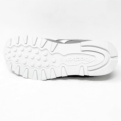 Reebok Classic Leather Gray White Mens Casual Sneakers FY9402