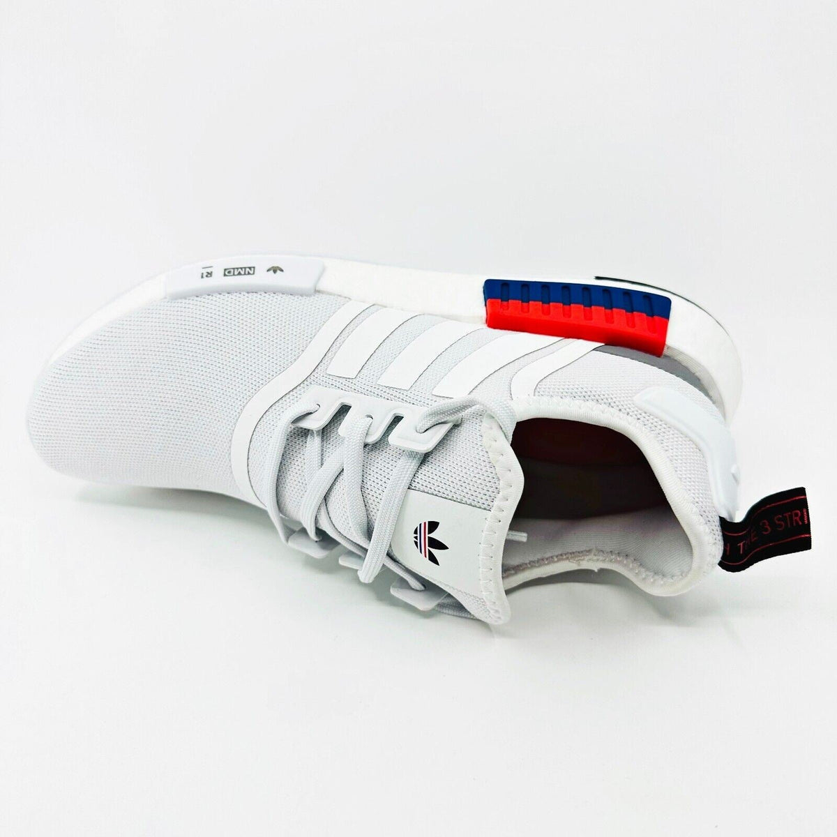 Adidas Originals NMD R1 Cloud White Bright Red Mens Running Shoes IF8028