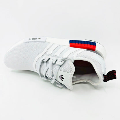 Adidas Originals NMD R1 Cloud White Bright Red Mens Running Shoes IF8028