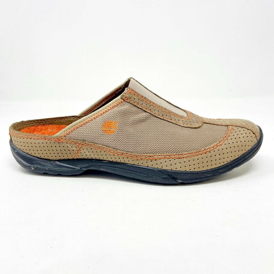 Timberland Premium Matsu Mule Putty Tan Womens Casual Slip On Sandals 68374