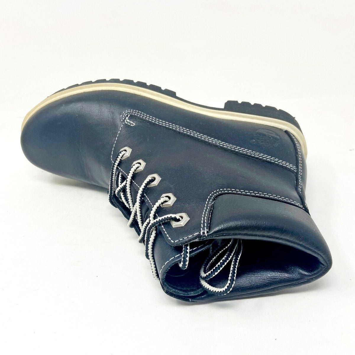 Timberland 5 Inch Black Womens Premium Leather Chukka Boots 23332