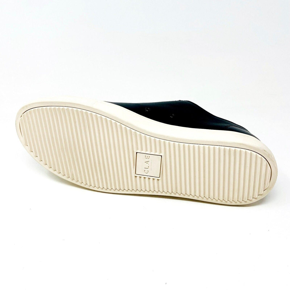 Clae Herbie SP Black Milled Leather Mens Casual Sneakers
