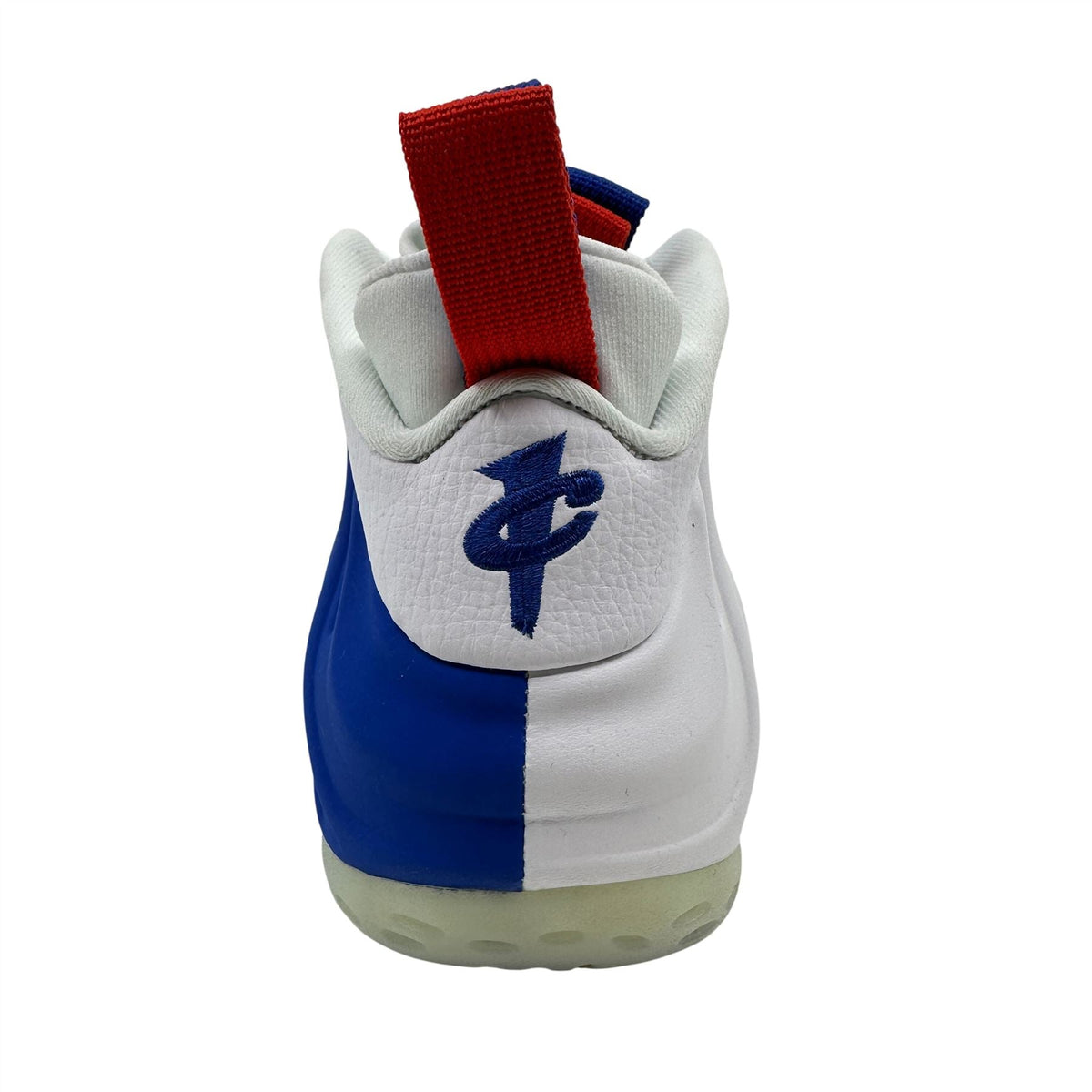 Nike Air Foamposite One White Game Royal Blue Womens Athletic Sneaker