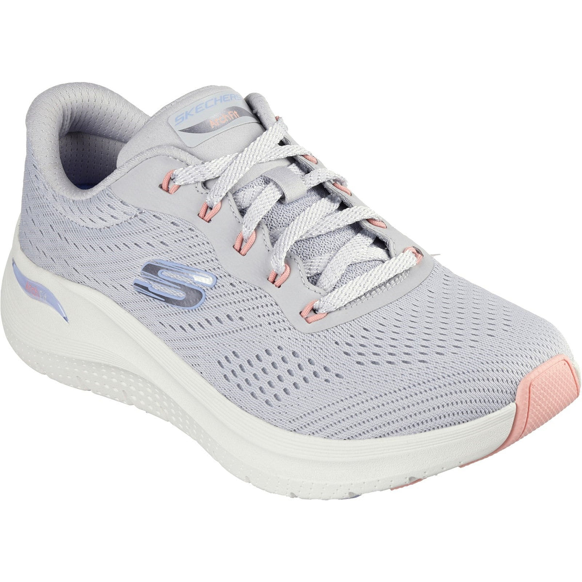 Womens Wide Fit Skechers 150051 2.0 Arch Fit Big League Trainers