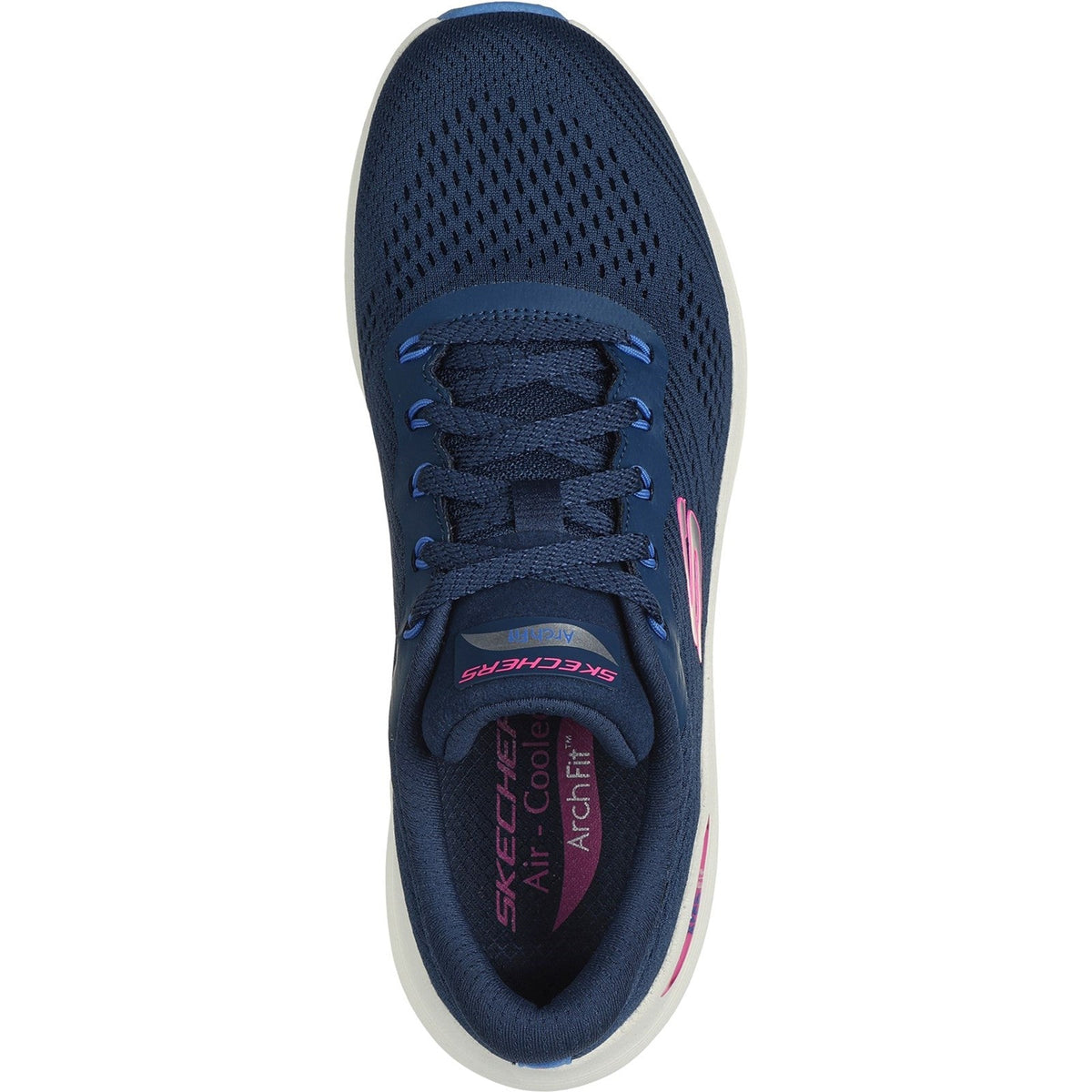 Womens Wide Fit Skechers 150051 2.0 Arch Fit Big League Trainers