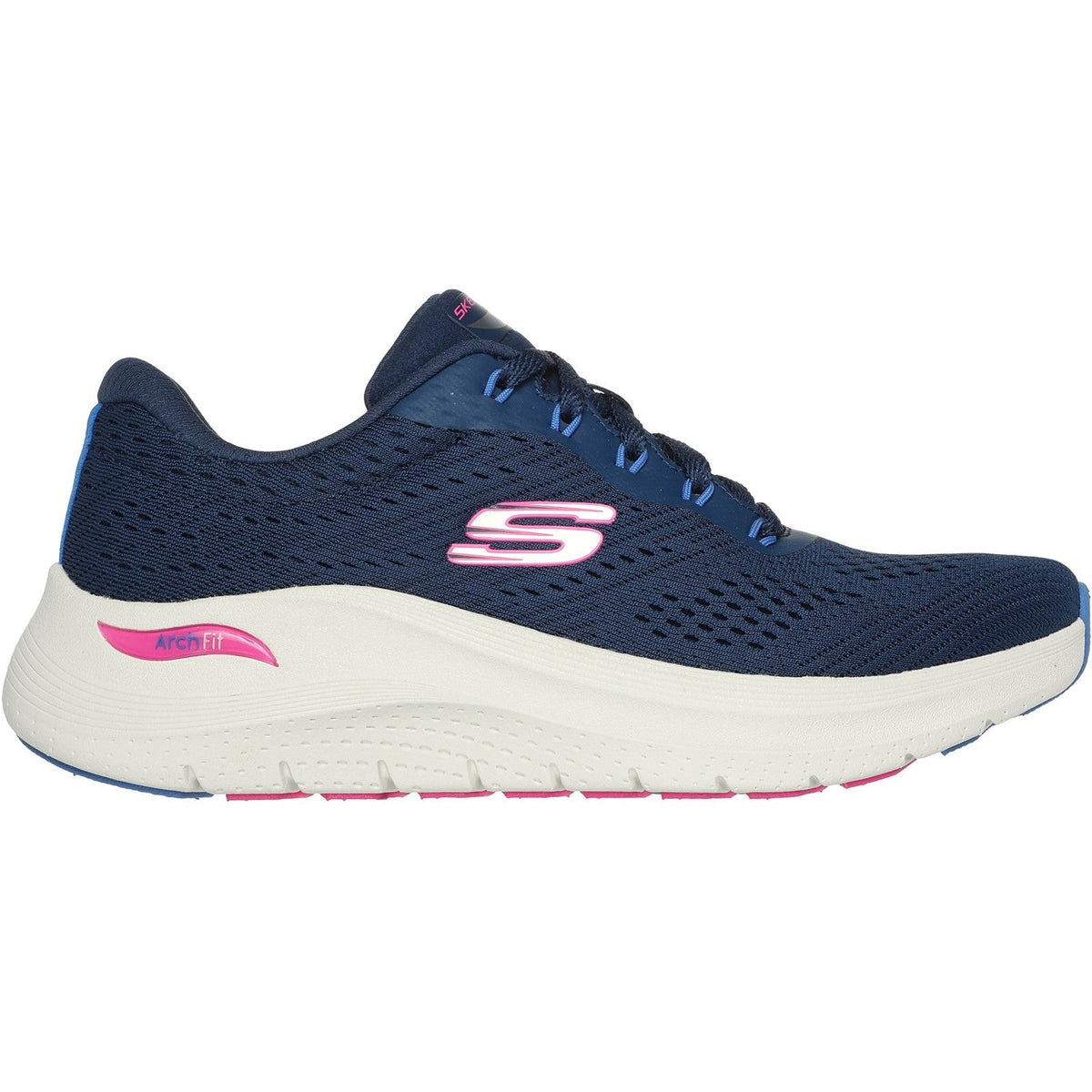 Womens Wide Fit Skechers 150051 2.0 Arch Fit Big League Trainers