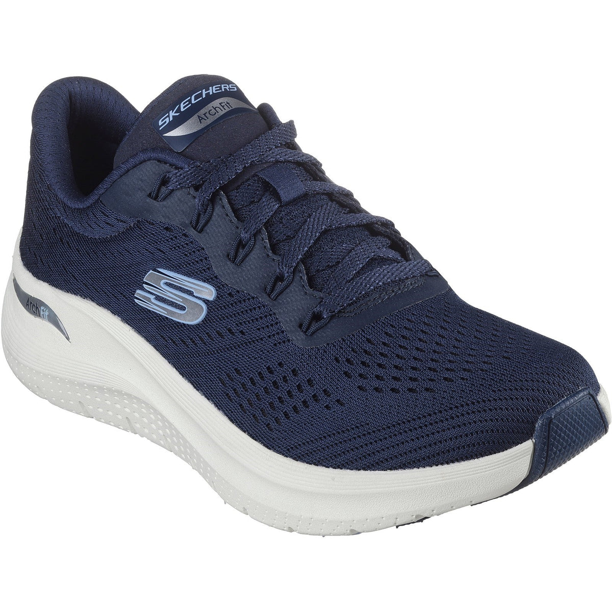 Womens Wide Fit Skechers 150051 2.0 Arch Fit Big League Trainers