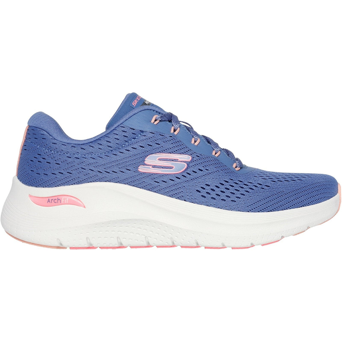 Womens Wide Fit Skechers 150051 2.0 Arch Fit Big League Trainers