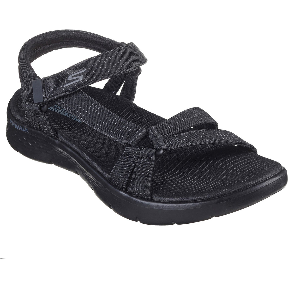 Women's Wide Fit Skechers 141451 Go Walk Flex Sublime Sandals