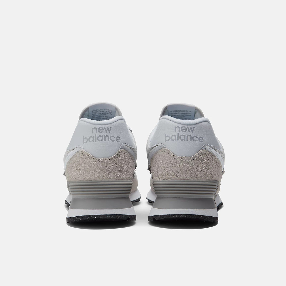Women's Wide Fit New Balance ML574EVW Walking/Running Trainers - Exclusive - Nimbus Cloud/White ENCAP
